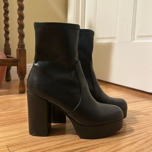 Madden Girl Black Booties